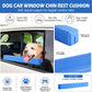 Dog Car Window Chin Rest, Pet Window Rest for Road Trips